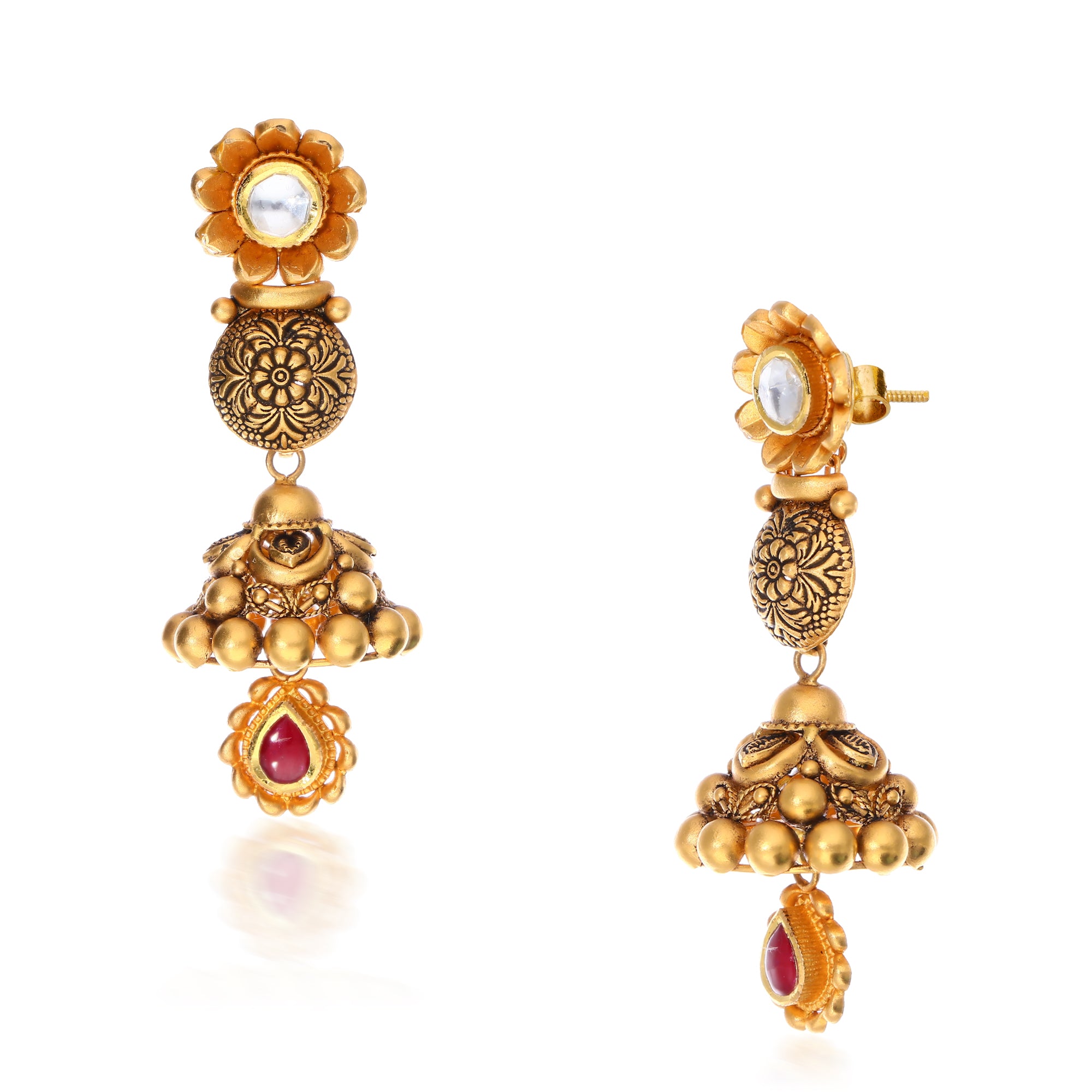 Niyati Gold Earrings