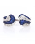 Exotic Sapphire and Diamond Bracelet