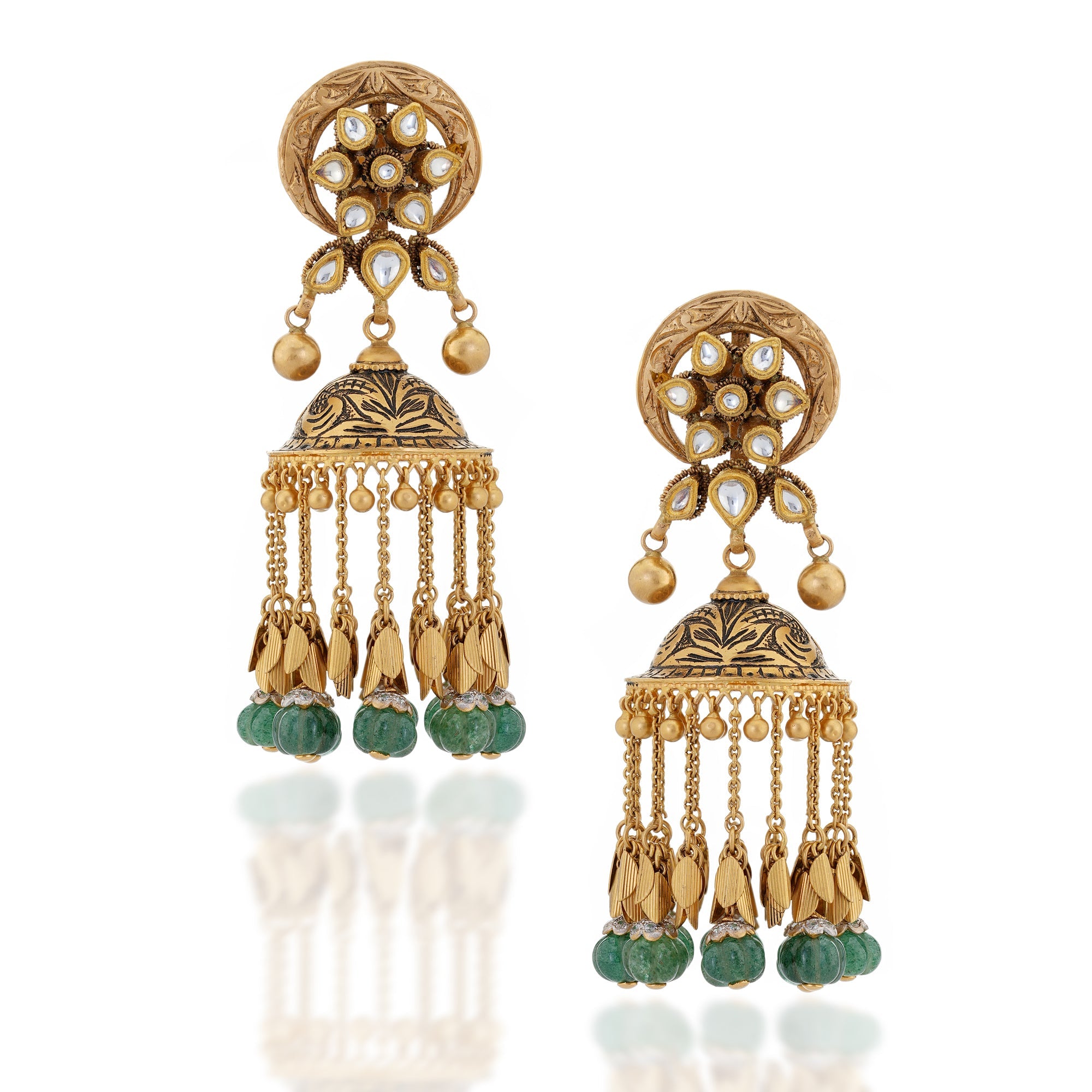Intricate Jhumkas Earrings