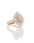 Splendid Floral Diamond Ring