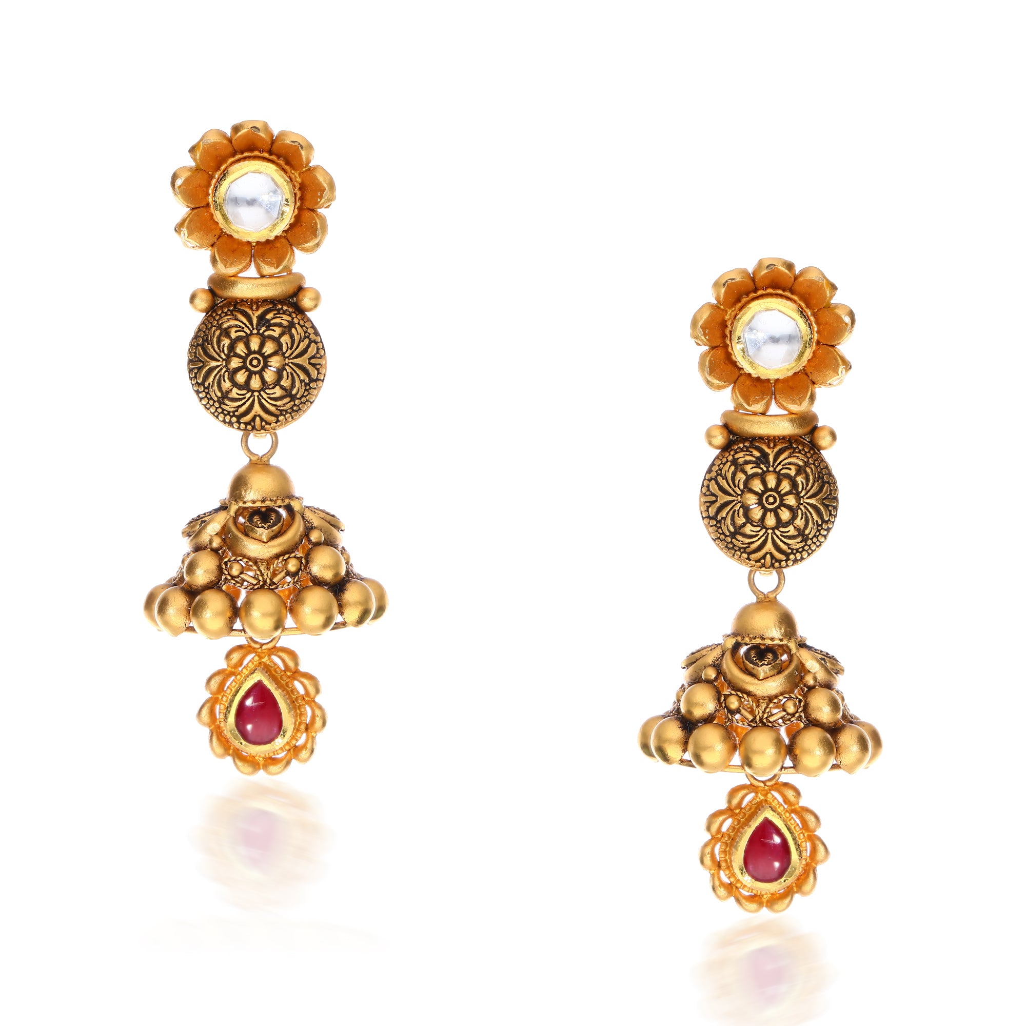 Niyati Gold Earrings