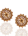 Regal Pearl Floral Studs