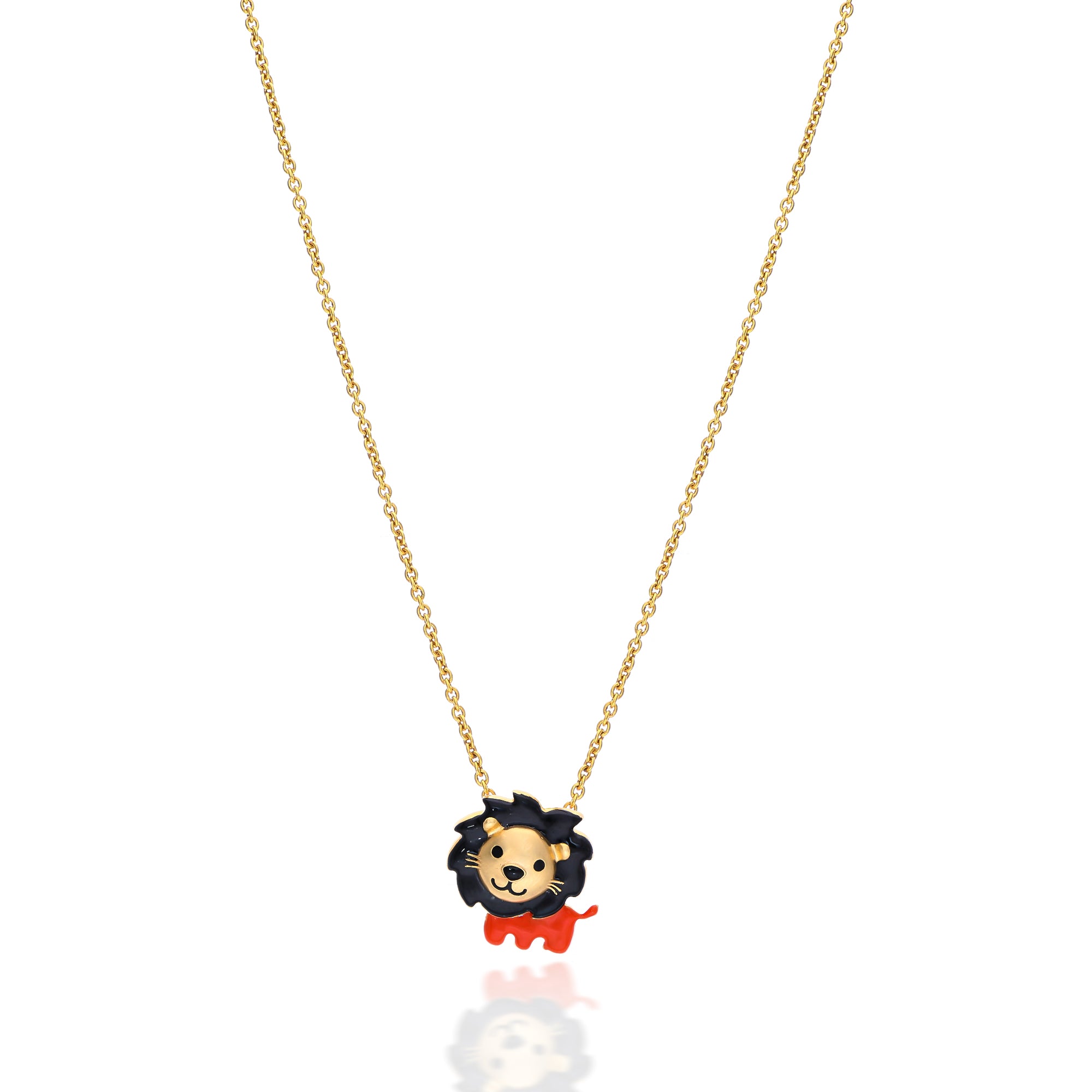 Adorable Lion Pendent with Chain