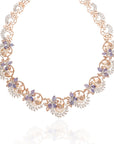 Beautiful Pearl & Diamond Necklace Set