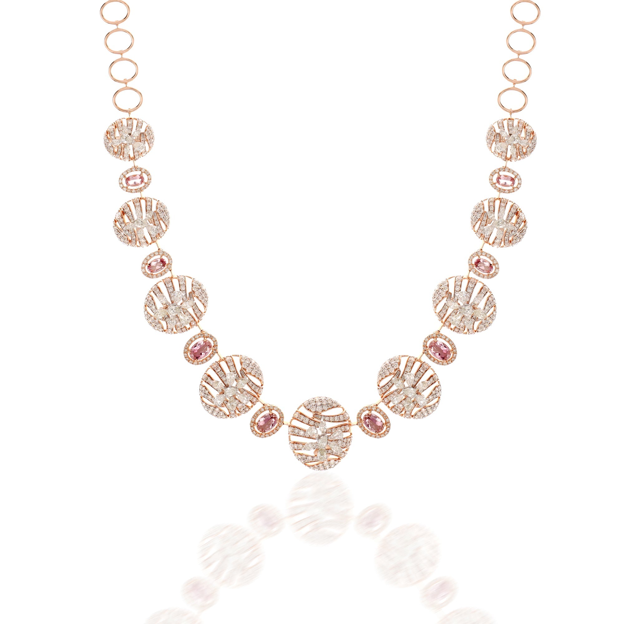 Blossom Diamond Necklace Set