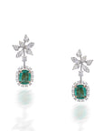 Daisy Emerald Earrings