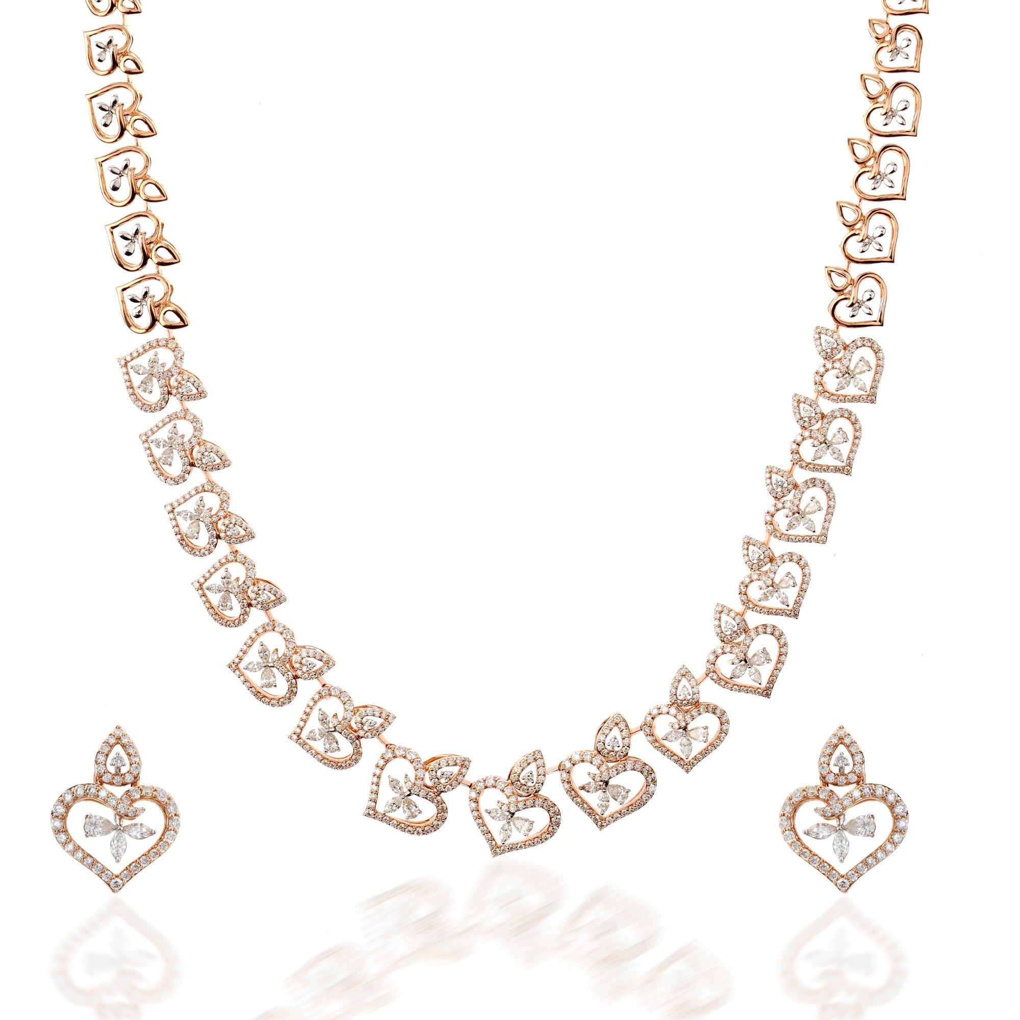 Buy Trinetrini Lalitha Diamond Necklace Online | CaratLane