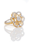 Entwined Diamond Ring
