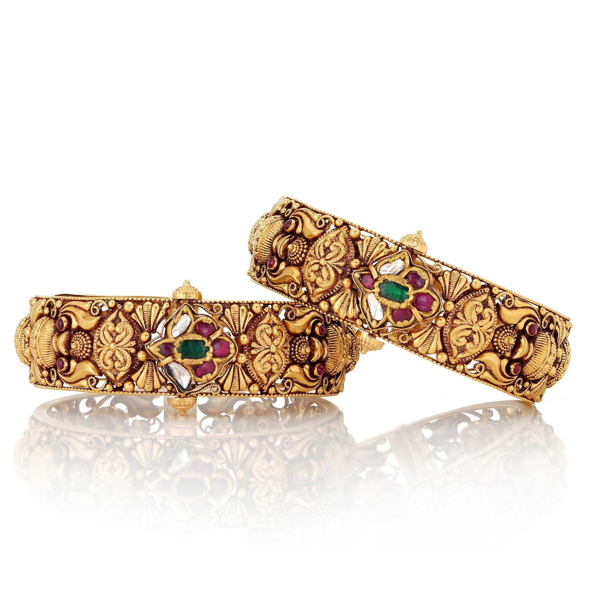 Ziba Gold Bangles – Khanna Jewellers