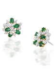 Raceme Emerald Earrings